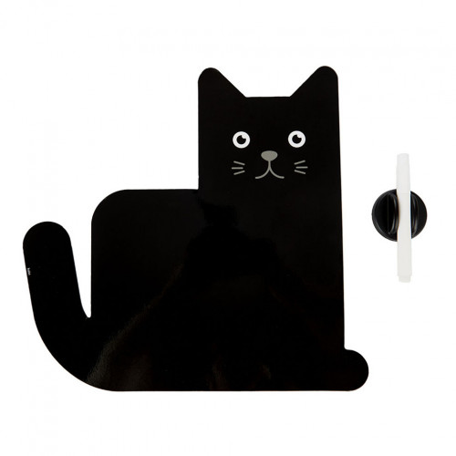 Магнитная доска с двумя маркерами Meow черная от Magicmag.net
