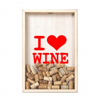 Копилка для пробок I Love Wine Дуб