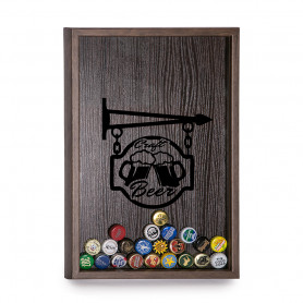 Копилка для крышек Вывеска Craft Beer Венге