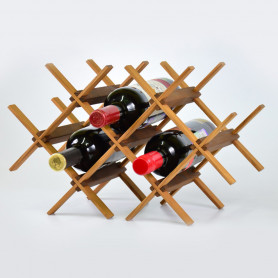 Держатель для винных бутылок из массива ясеня