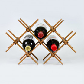 Держатель для винных бутылок из массива ясеня-2