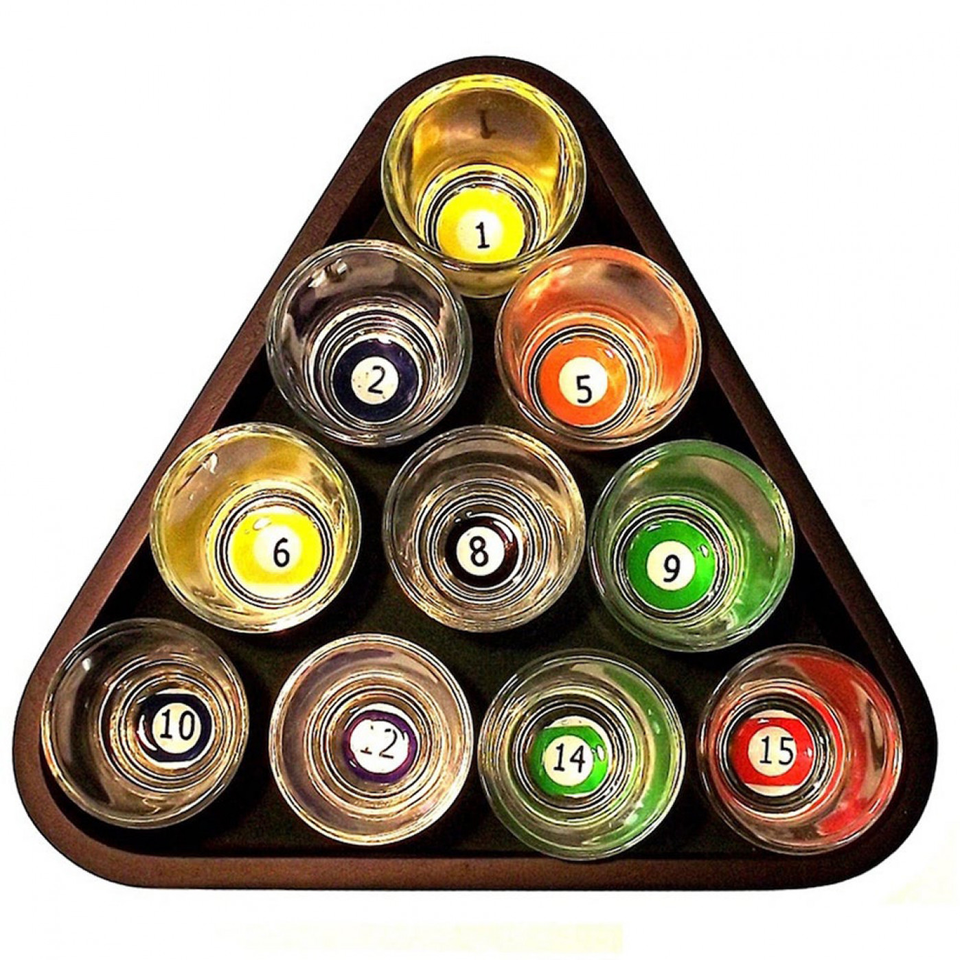 Набор стопок Бильярд