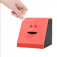 Жующая копилка Face Bank красная-2