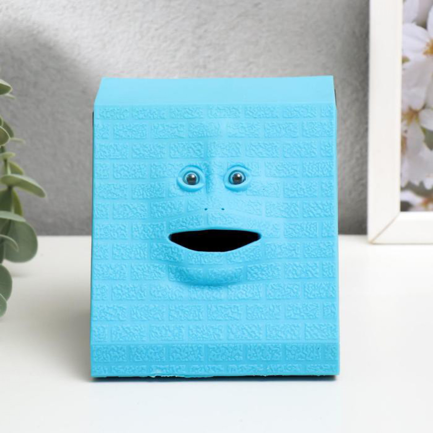Жующая копилка Face Bank синяя