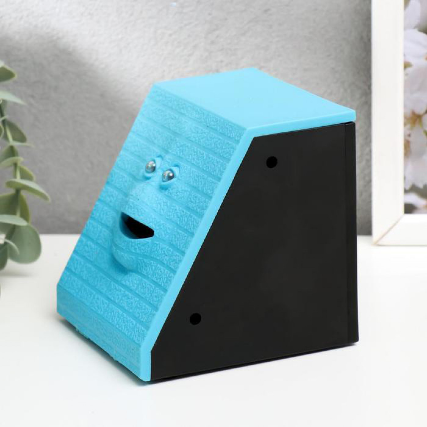 Жующая копилка Face Bank синяя купить в интернетмагазине, подарки по