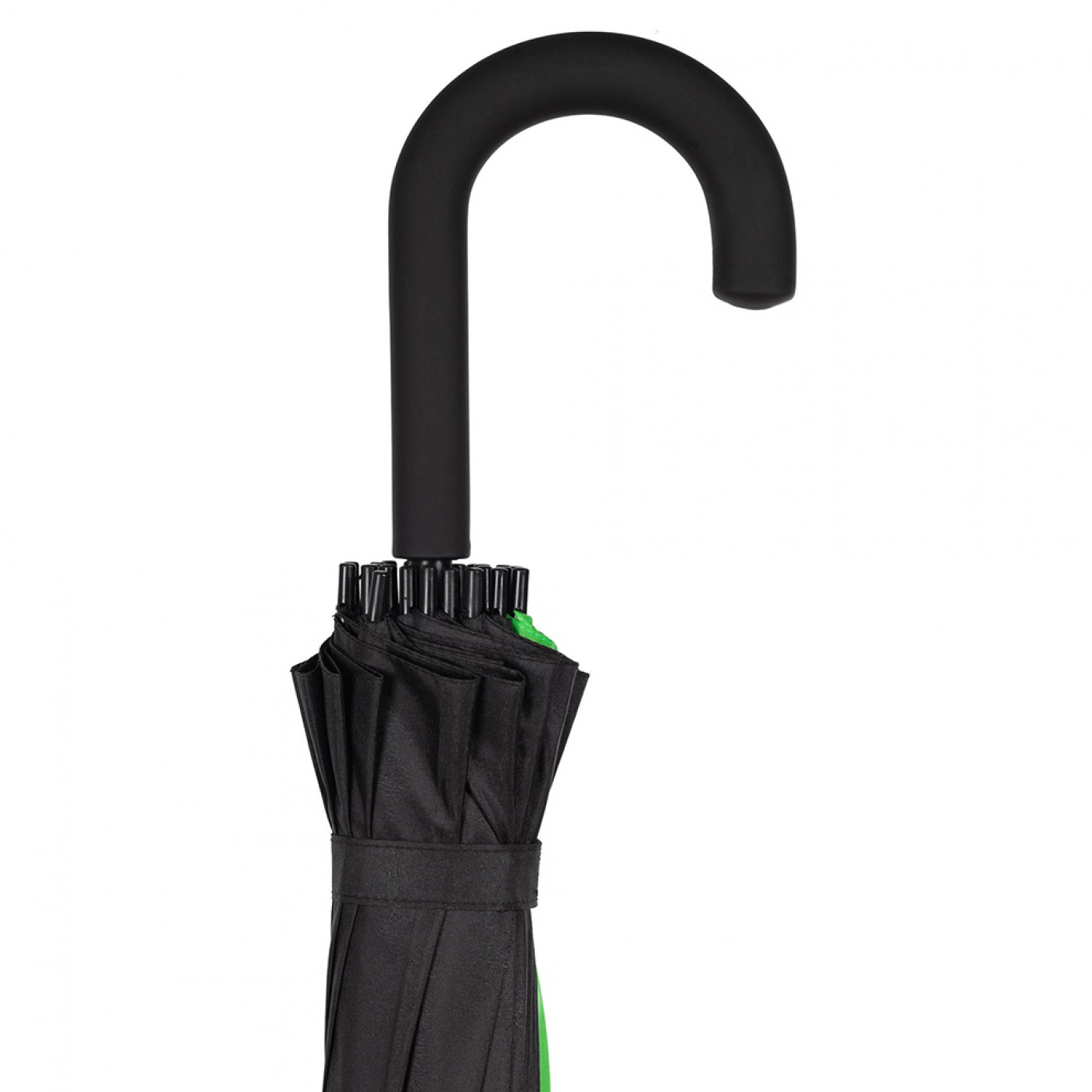 Механический зонт-трость Спектр черный неон