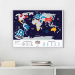 Скретч карта мира Travel Map Holiday