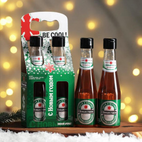 Подарочный Новогодний набор Be Cool шампунь и гель для душа