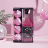 Подарочный набор с ароматом ванили Party Lady бомбочки для ванн и гель для душа