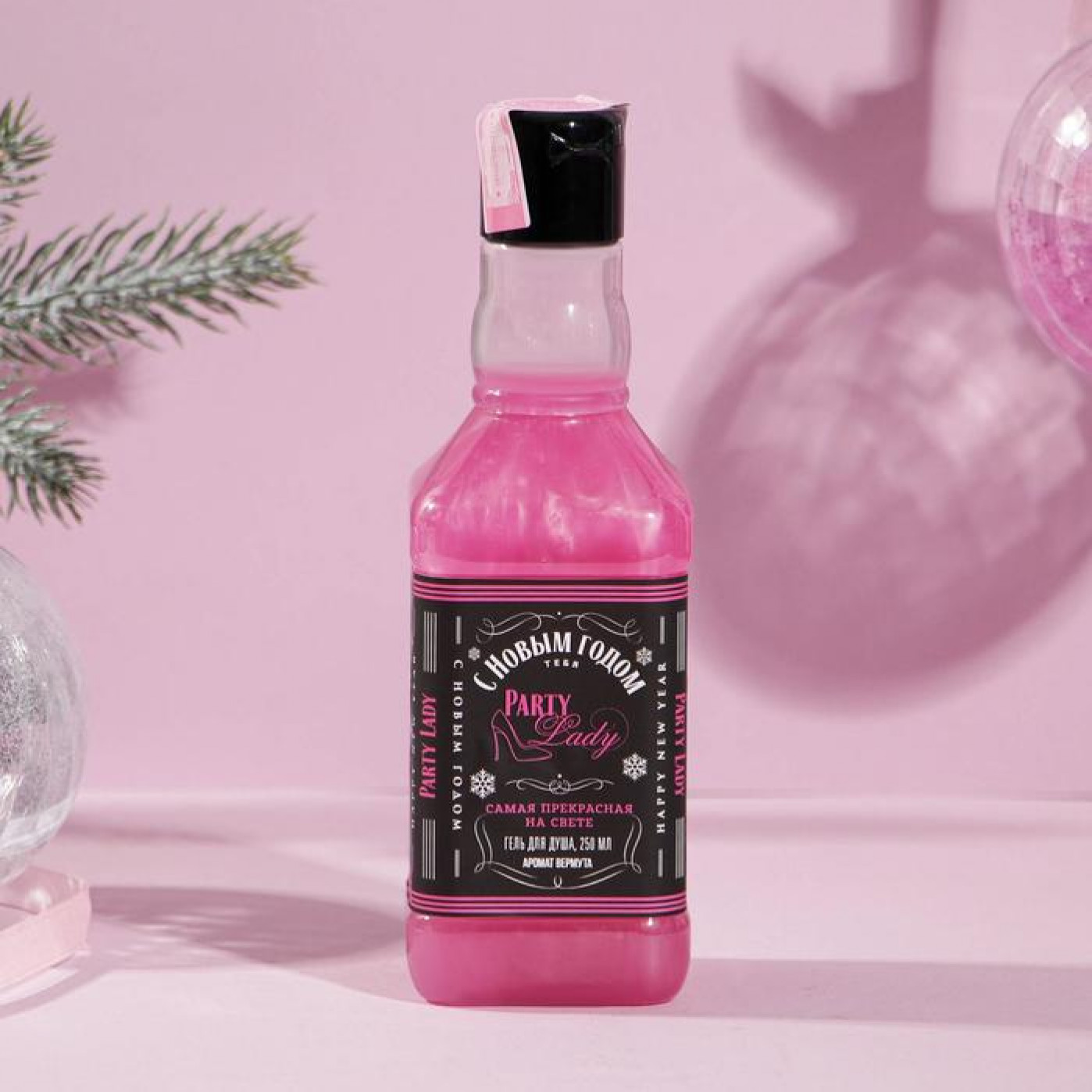 Подарочный набор с ароматом ванили Party Lady бомбочки для ванн и гель для душа