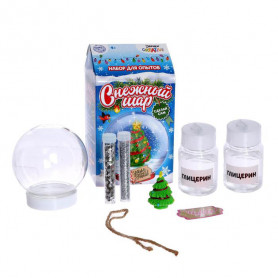 Набор для опытов Снежный шар Елочка