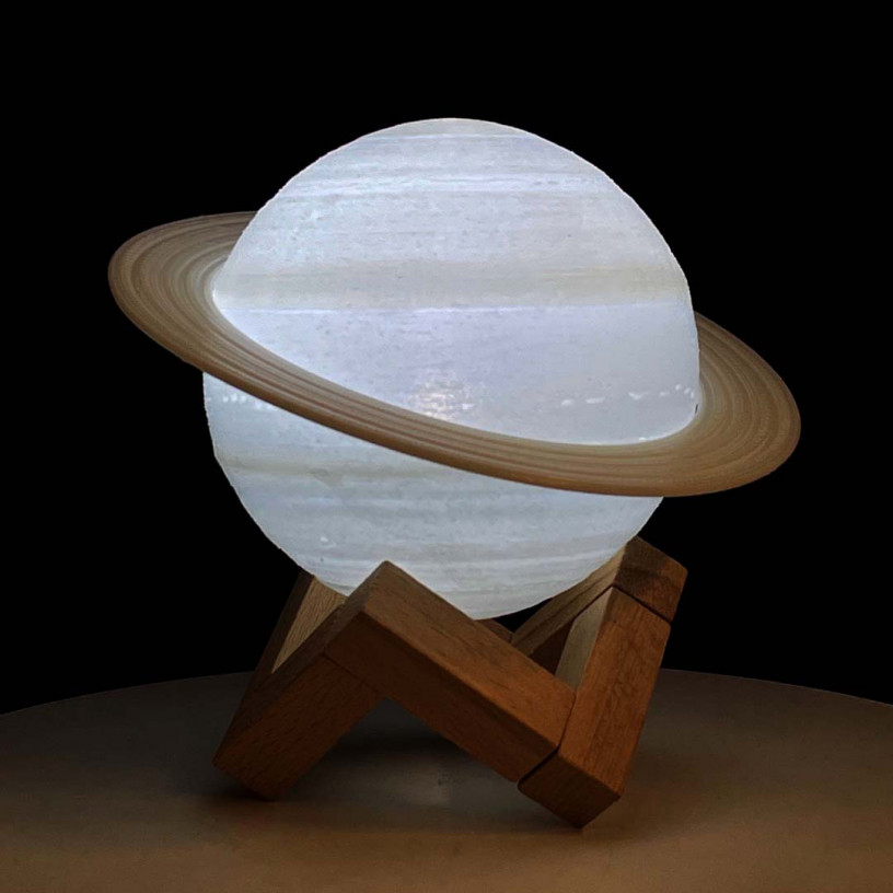 Сенсорный светильник Сатурн на аккумуляторе 10 см.-2