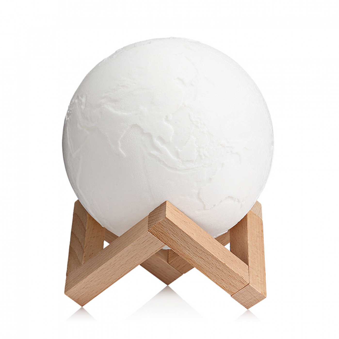 Сенсорный светильник на аккумуляторе Земля с пультом ДУ 10 см.