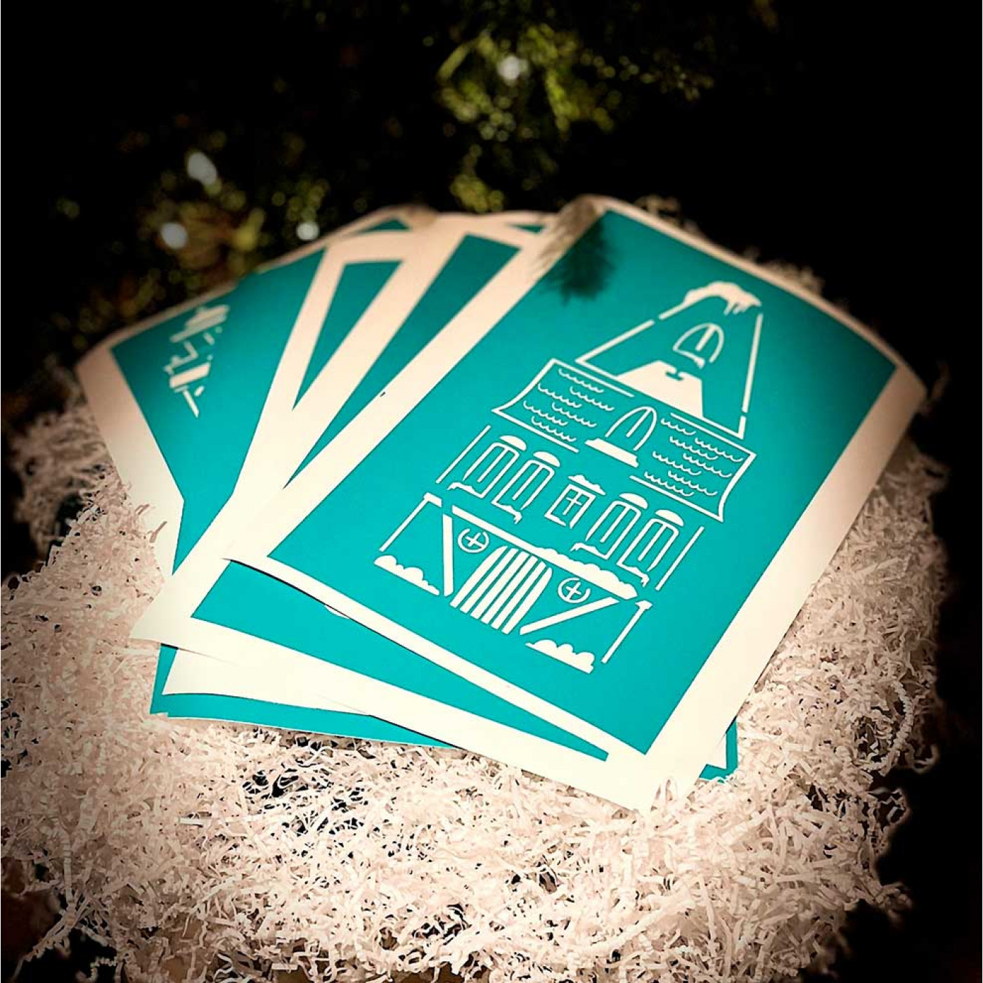 Набор для праздничной росписи окон Hugge Box