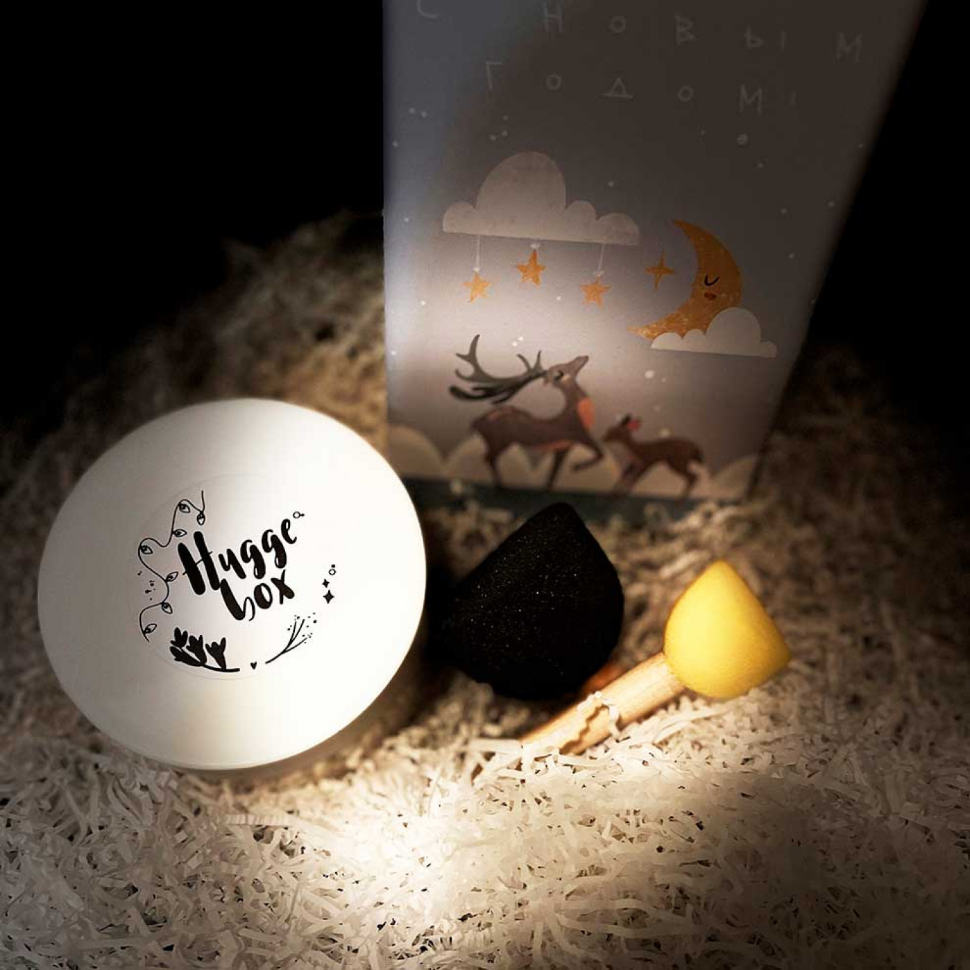 Набор для праздничной росписи окон Hugge Box