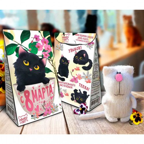 

Подарочный чай С 8 марта Котенок