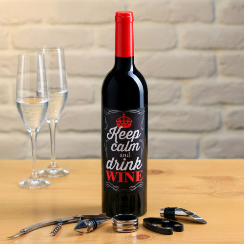 

Набор для вина Keep calm and drink wine