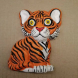 Набор фигурок для раскраски Тигрята 4 шт.