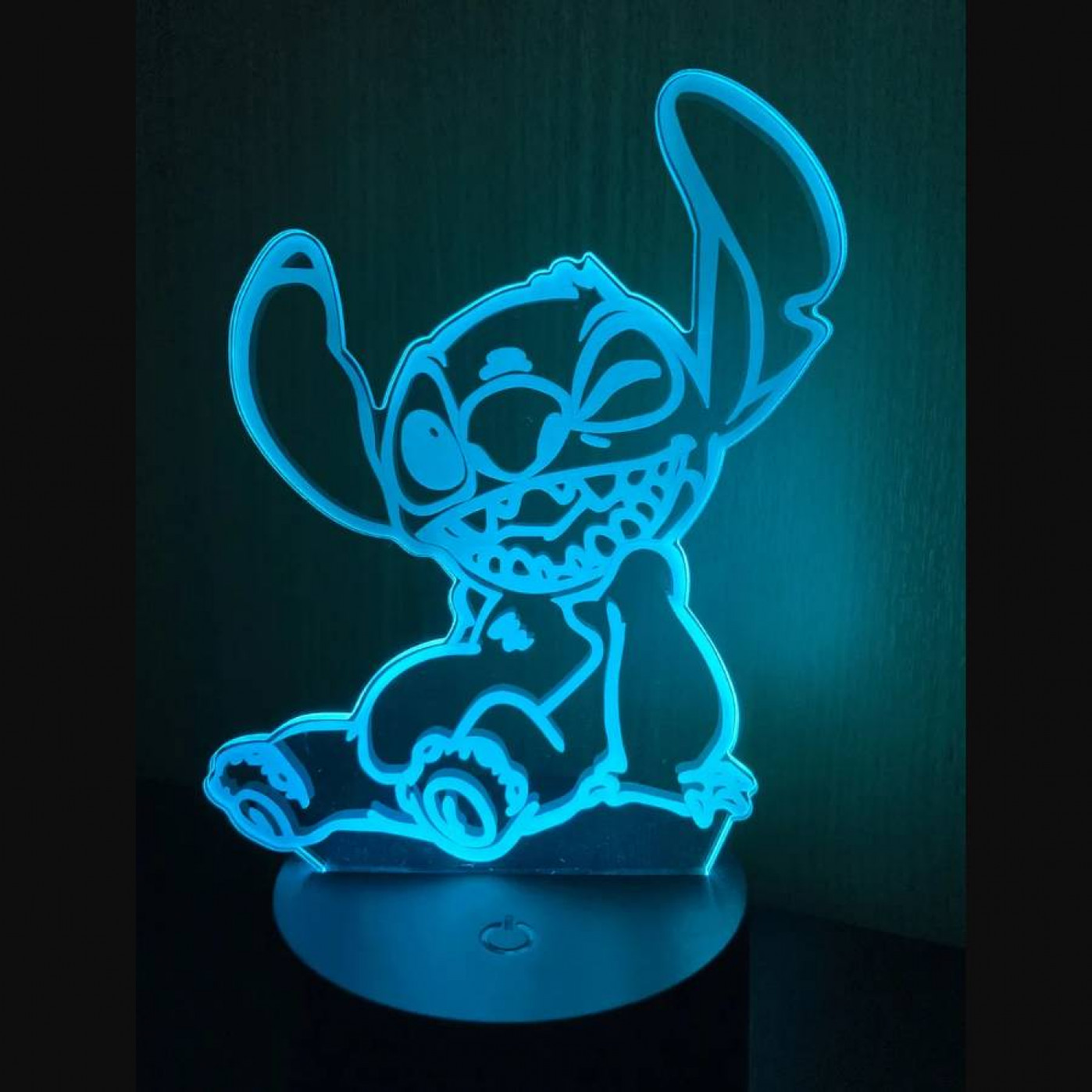 3D Cветильник Симба и Стич
