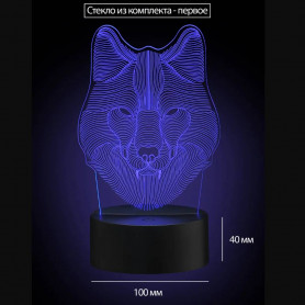 3D Cветильник Животные-2