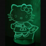 3D Cветильник Hello Kitty