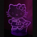 3D Cветильник Hello Kitty