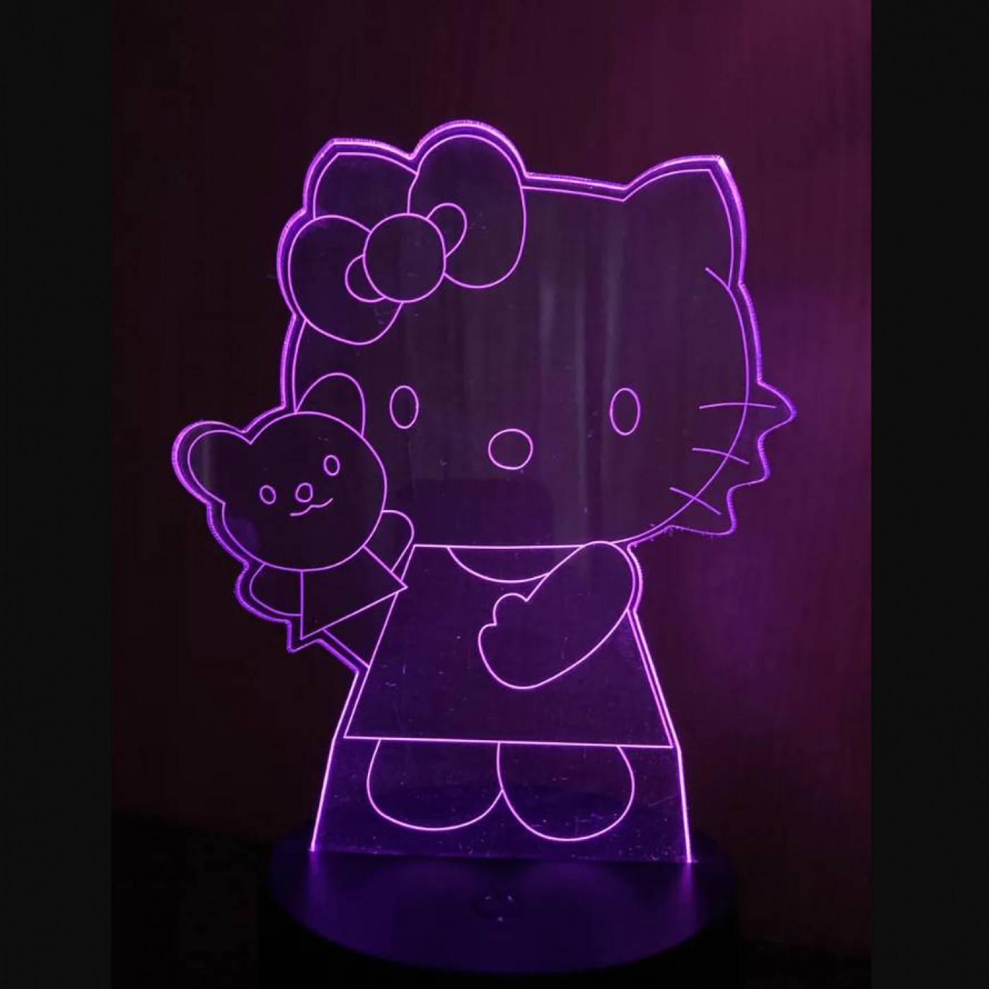 3D Cветильник Hello Kitty