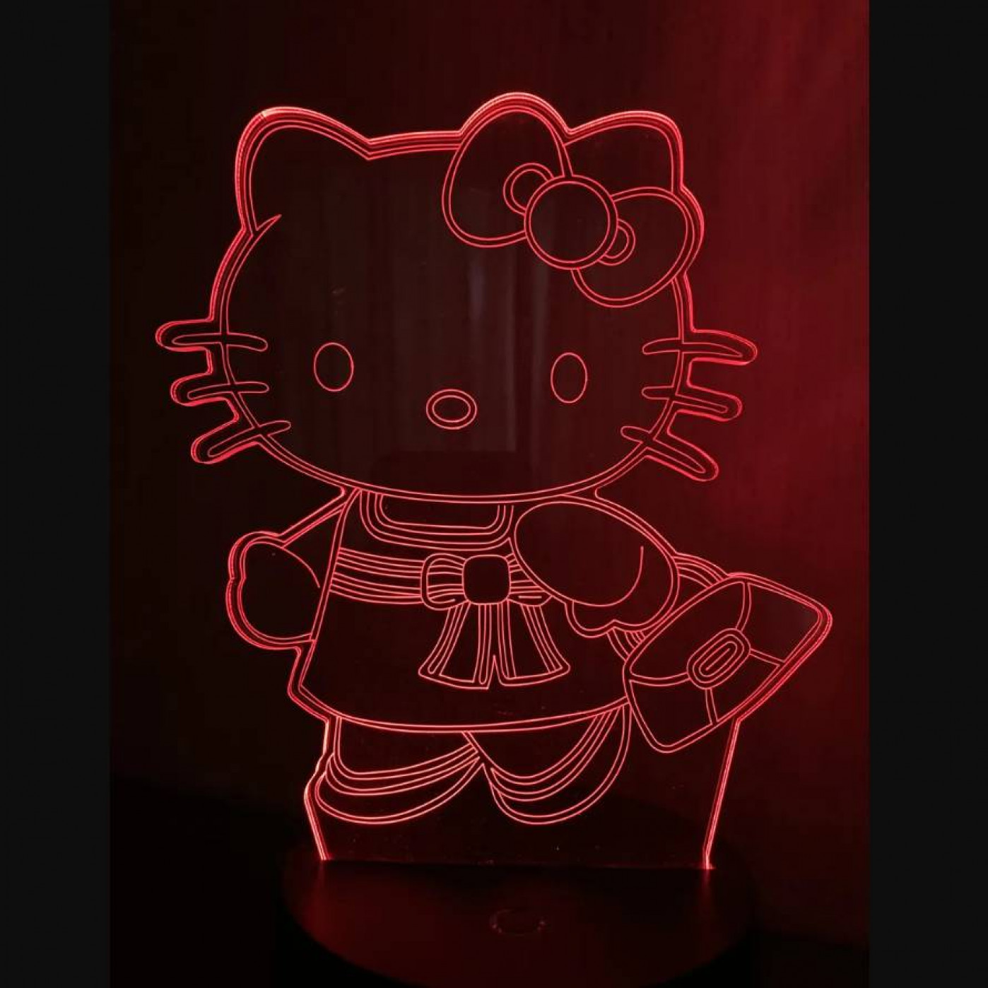 3D Cветильник Hello Kitty