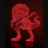 3D Cветильник Крутые динозавры