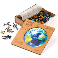 Деревянный пазл Земля-2