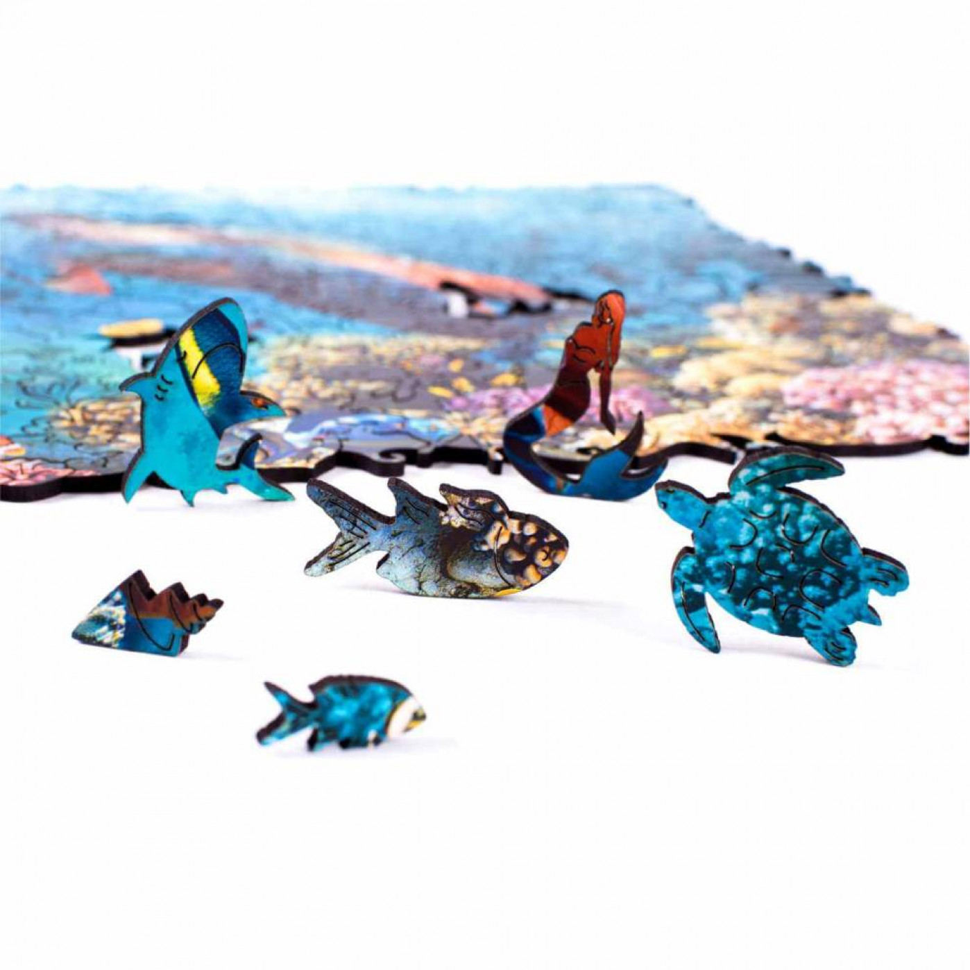 Деревянный пазл Черепаха