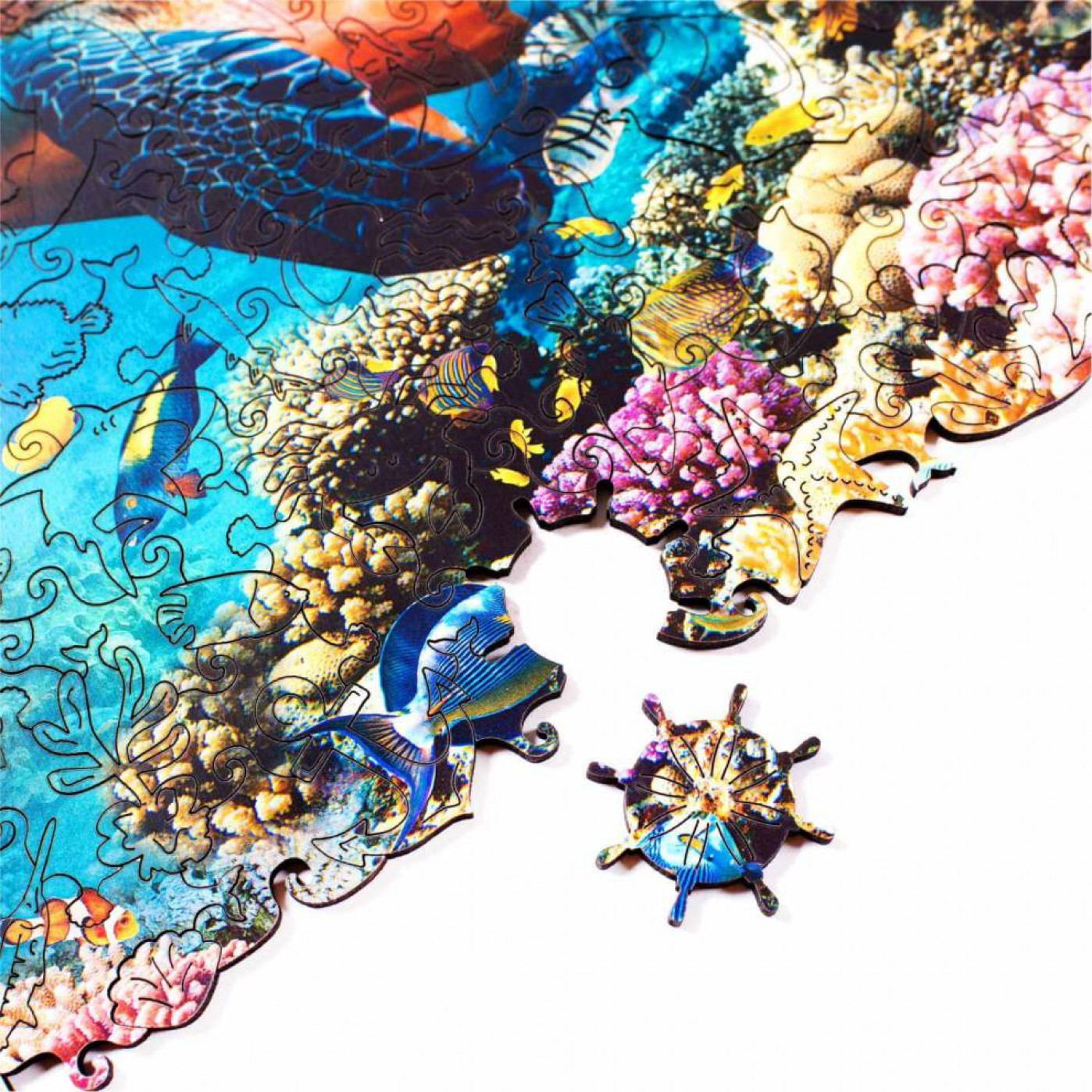 Деревянный пазл Черепаха