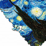Деревянный пазл Звездная ночь Ван Гог (XL) 38 х 30 см.
