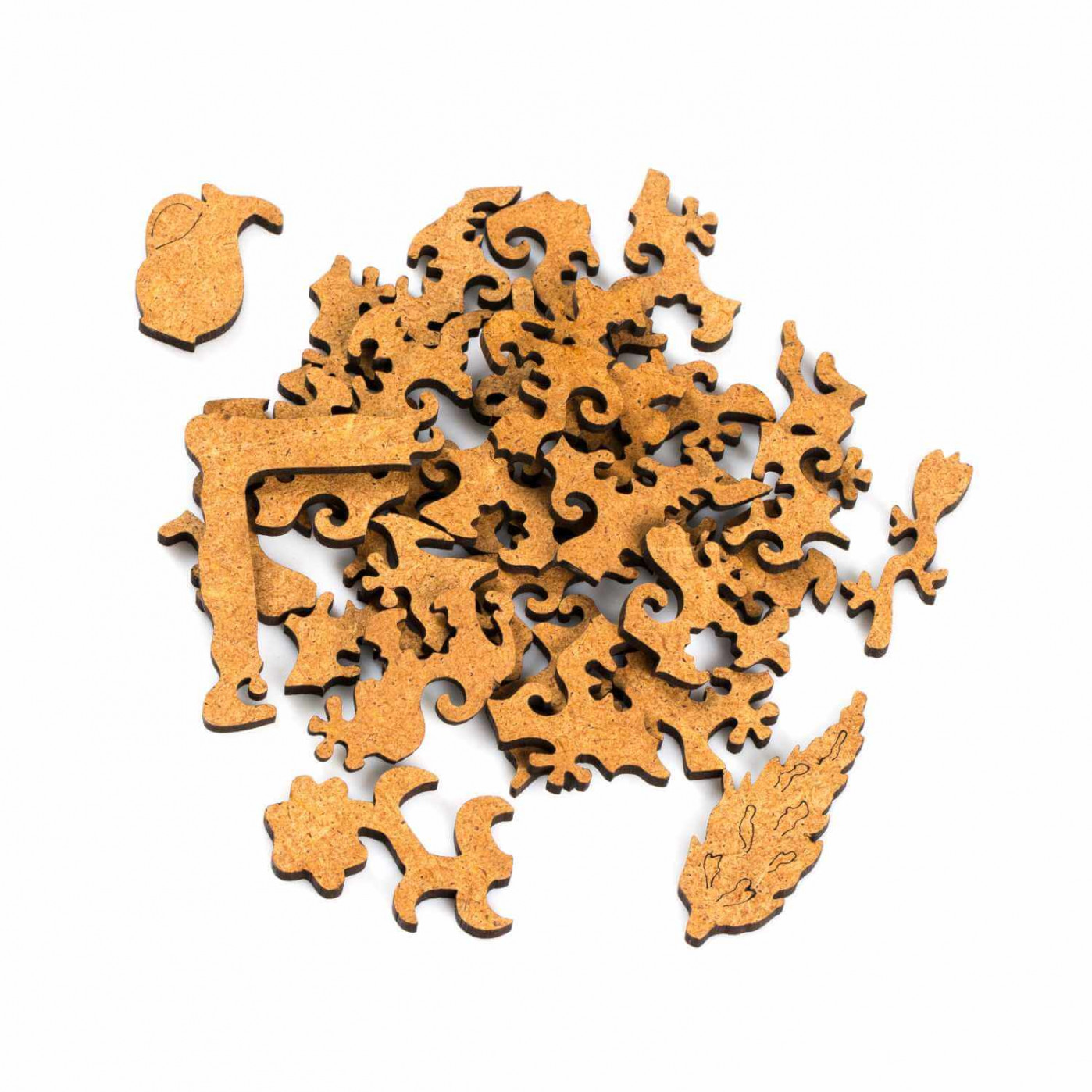 Деревянный пазл Звездная ночь Ван Гог (XL) 38 х 30 см.