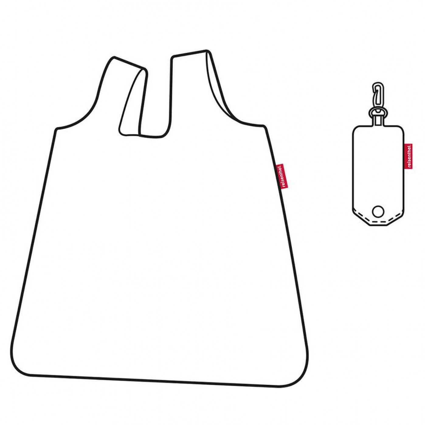Складная сумка-шопер Mini Maxi Pocket Damson Складная сумка-шопер Mini Maxi Pocket Damson
