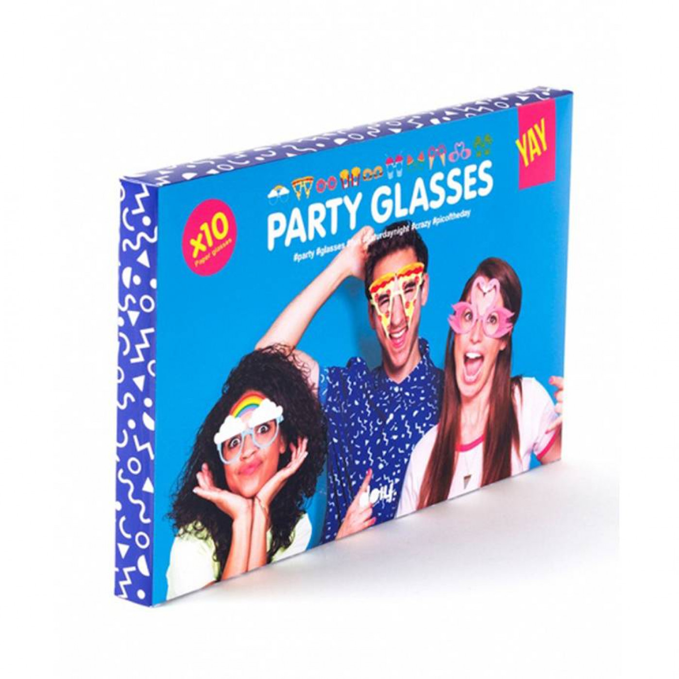 Набор бумажных очков для вечеринки Grazy Glasses 10 шт.