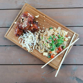 Классическая сервировочная доска из дуба