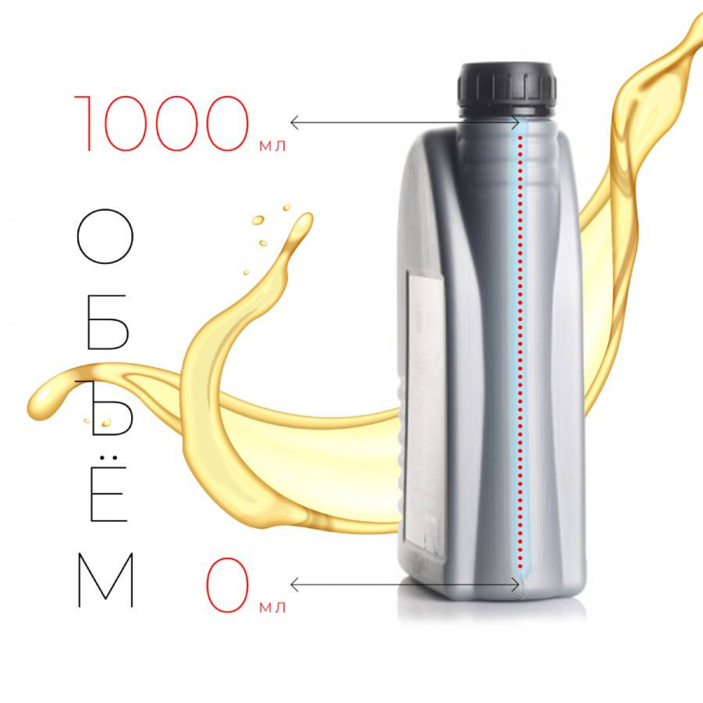 Шампунь-гель 2 в 1 для волос и тела MotorHair 1000 мл.