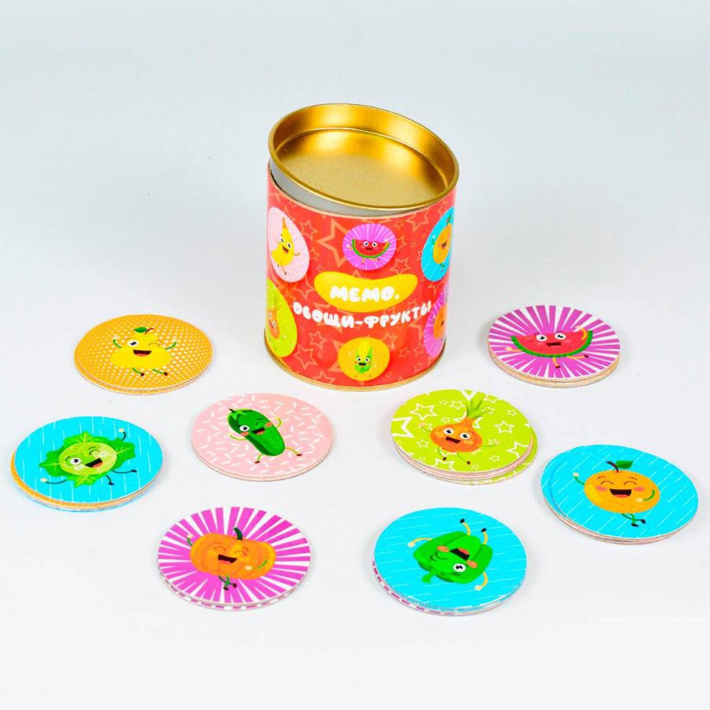 Настольная игра Мемо овощи-фрукты
