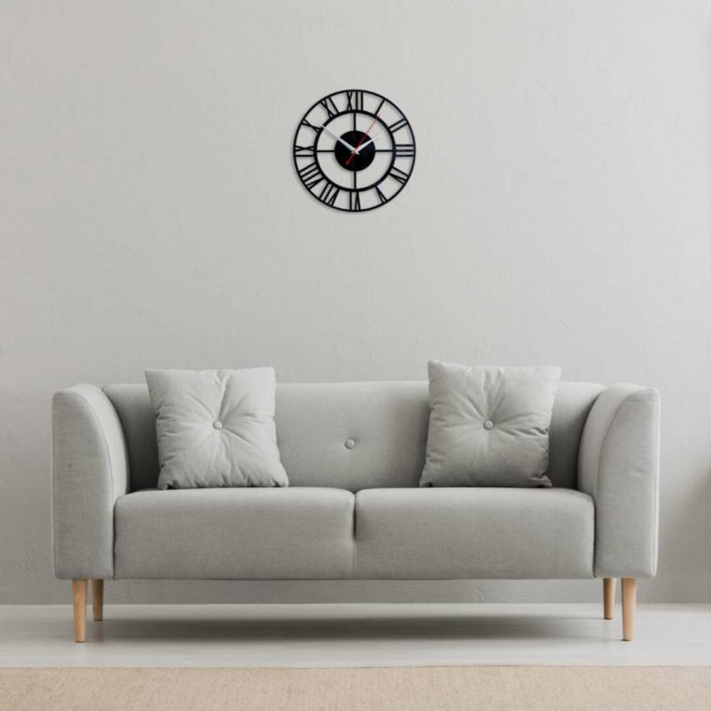 Деревянные настенные часы Ромул 30 см.