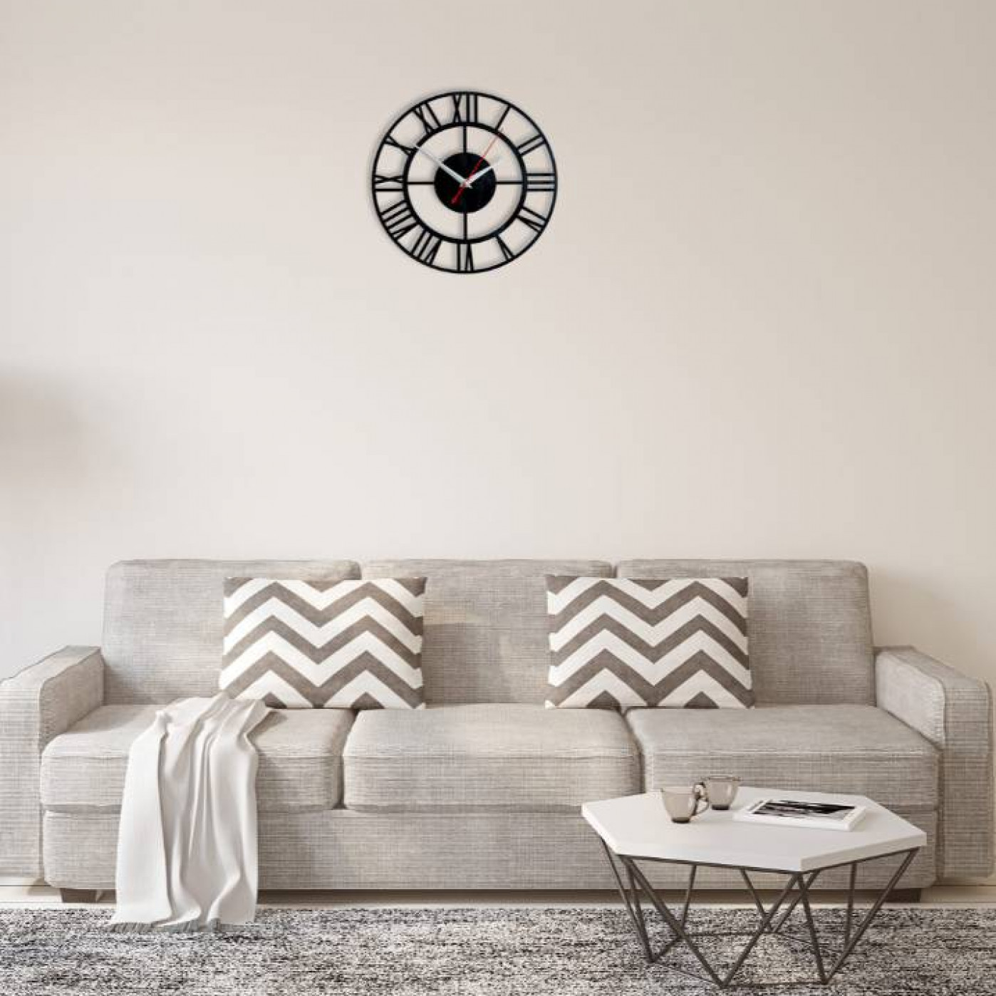 Деревянные настенные часы Ромул 30 см.