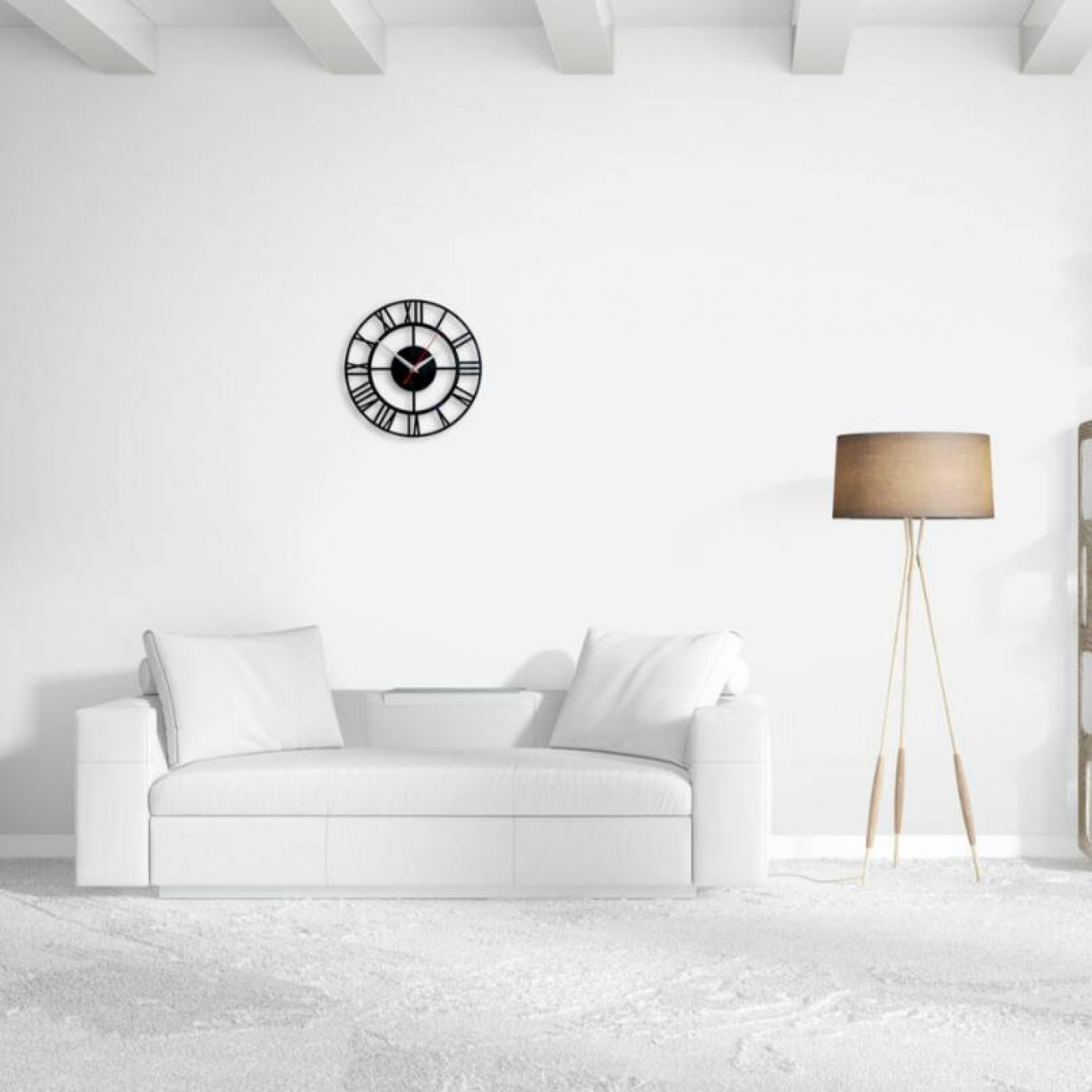 Деревянные настенные часы Ромул 30 см.