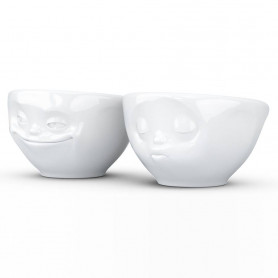 Набор фарфоровых чаш Funny Faces Grinning and Kissing Набор фарфоровых чаш Funny Faces Grinning and Kissing