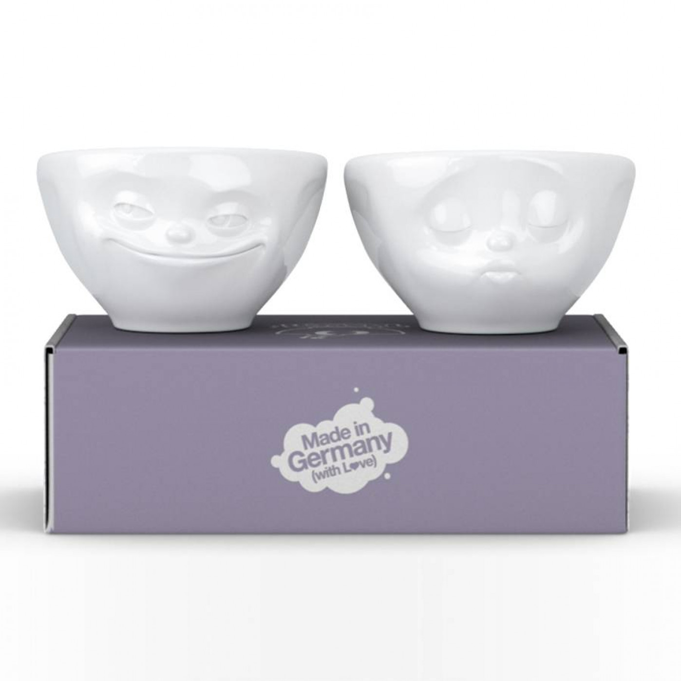 Набор фарфоровых чаш Funny Faces Laughing and Winking 200 мл.