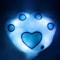 Светящаяся подушка Лапка