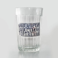 Стакан граненый Мама анархия
