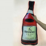 Декоративная подушка в виде бутылки Hennessy 70 х 30 см.