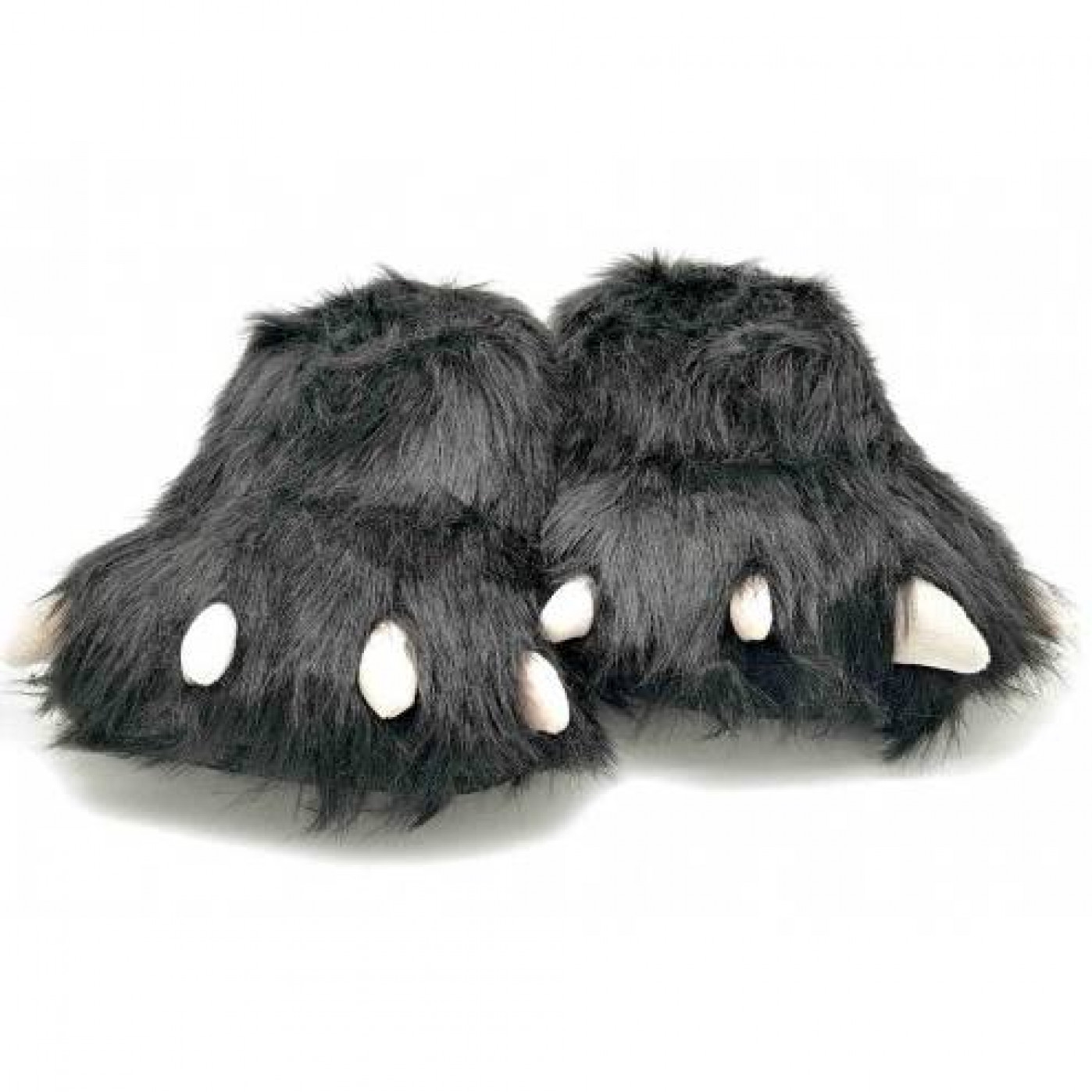 Тапочки Лапы зверя черные размер 40-44