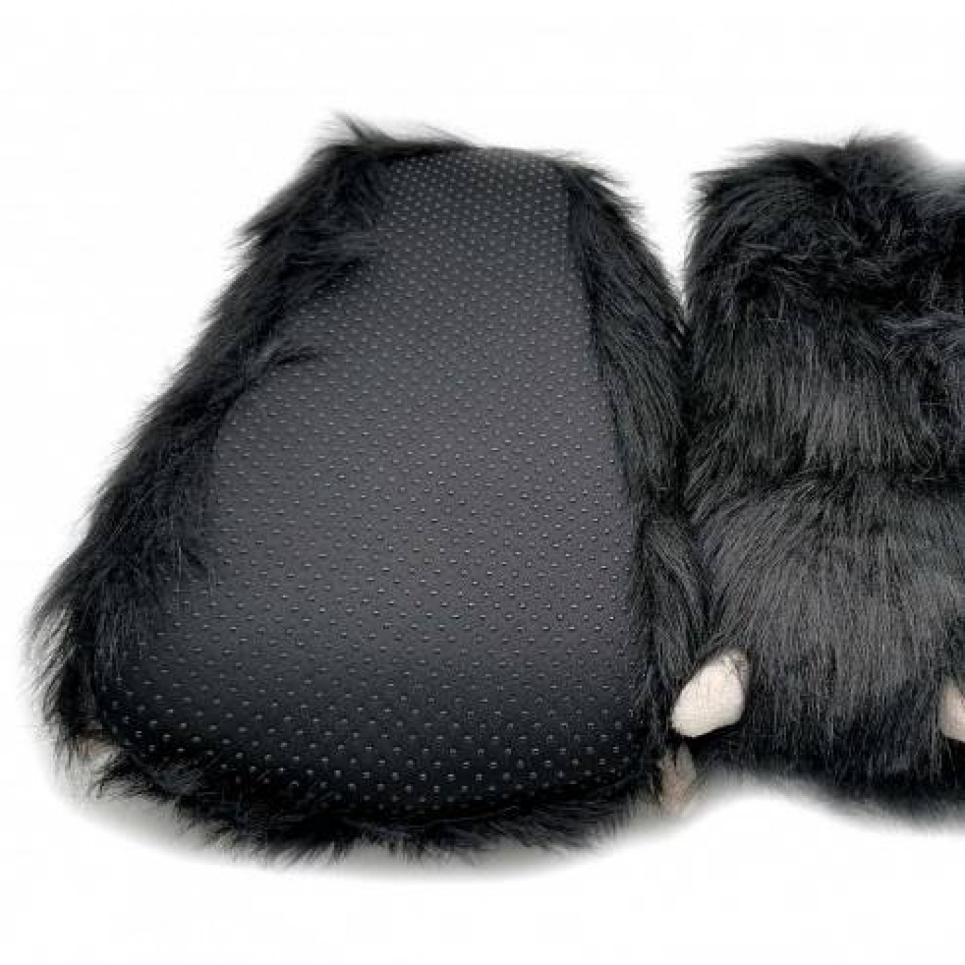 Тапочки Лапы зверя черные размер 40-44