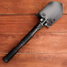 Стальная складная лопата в чехле 40 см. 